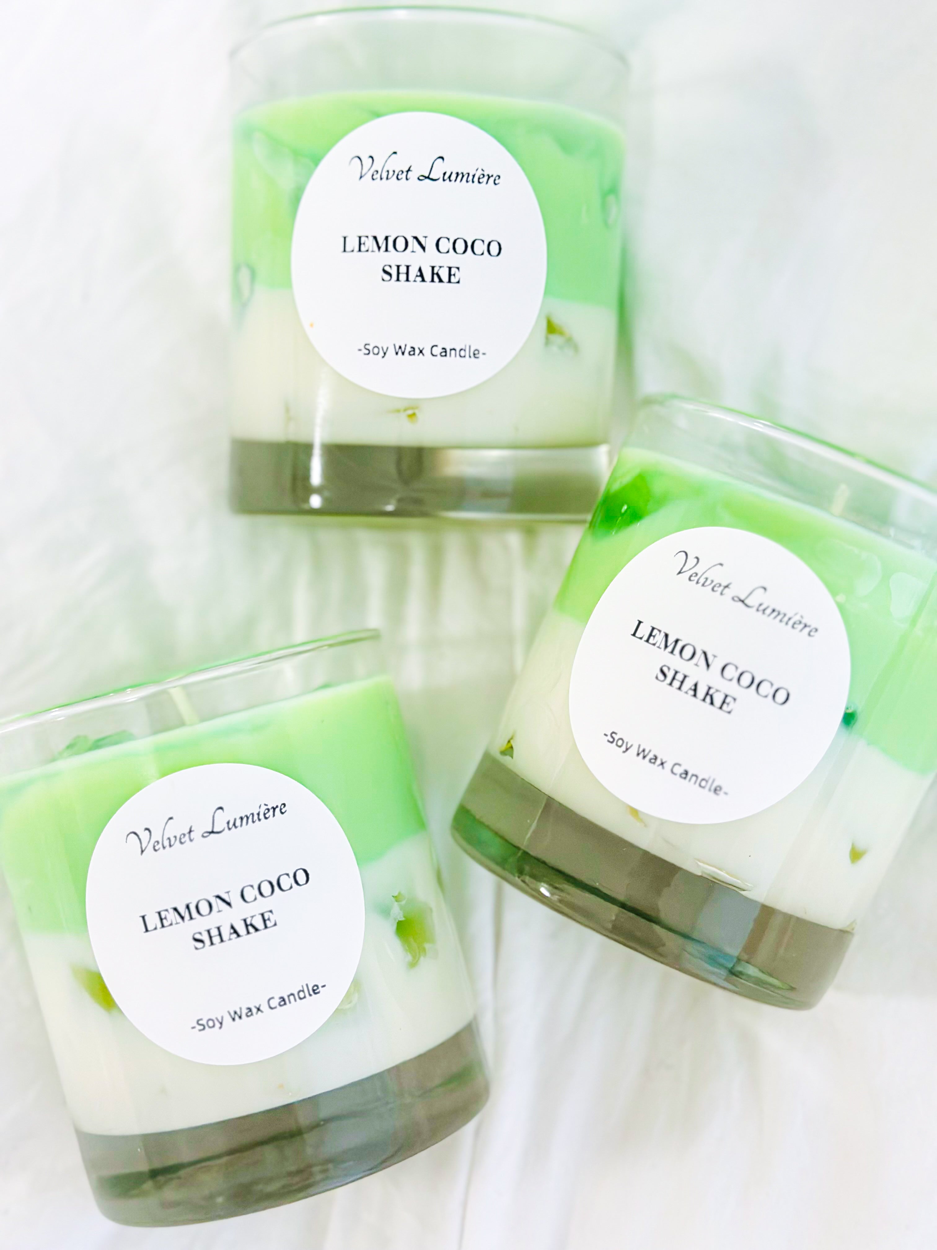 VELVET LEMON COCO SHAKE CANDLE
