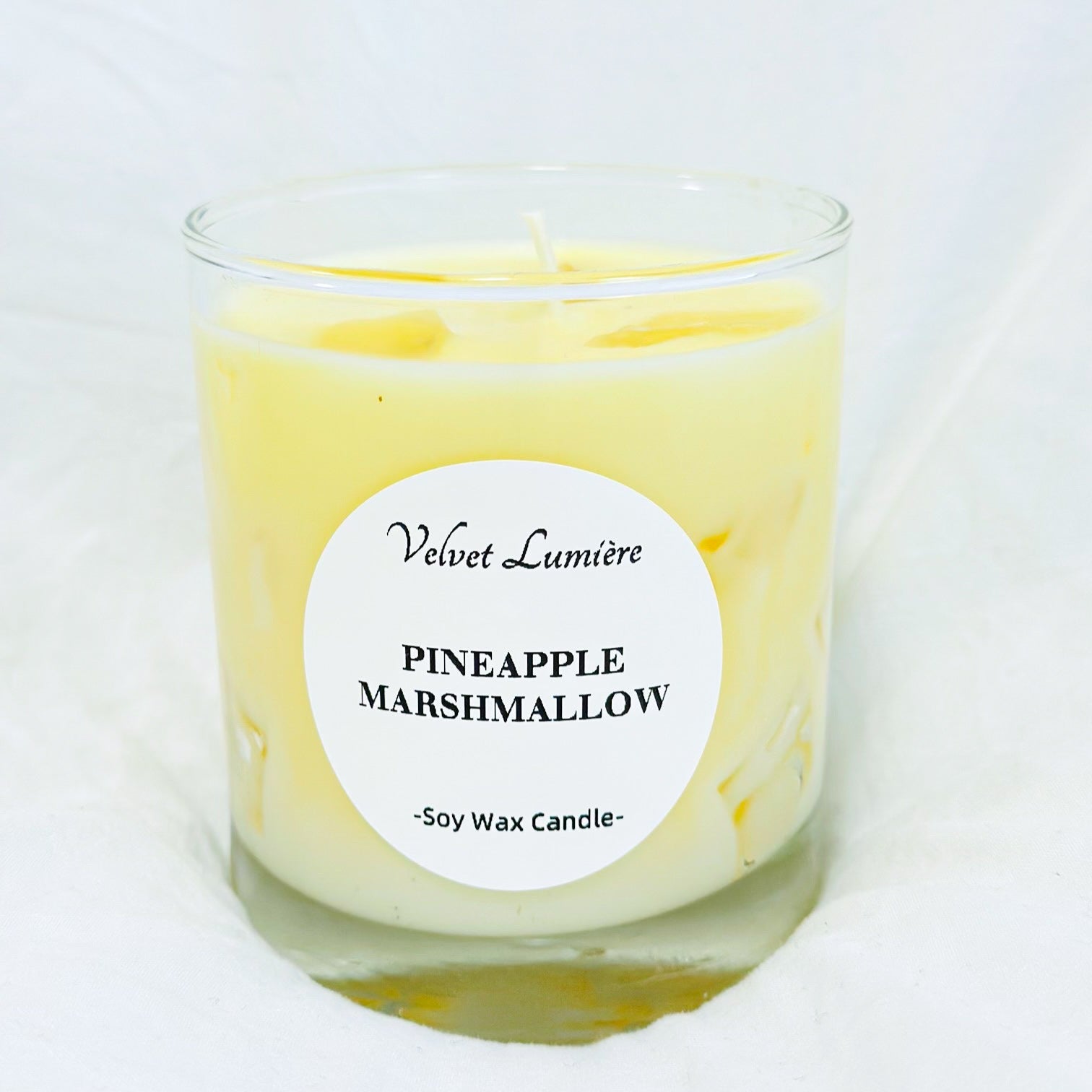 VELVET PINEAPPLE MARSHMALLOW CANDLE