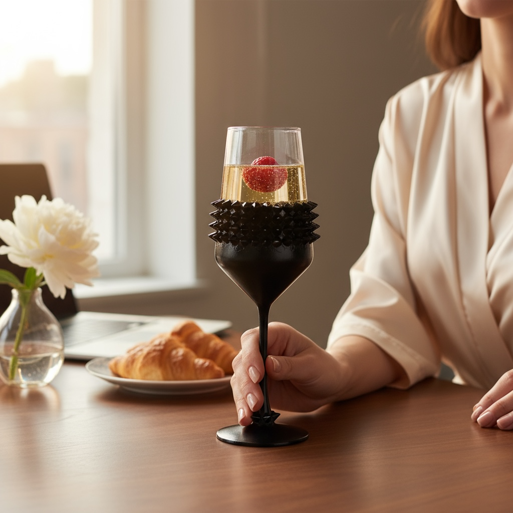 NOIR LUXE WINE GLASS/ SET OF 2