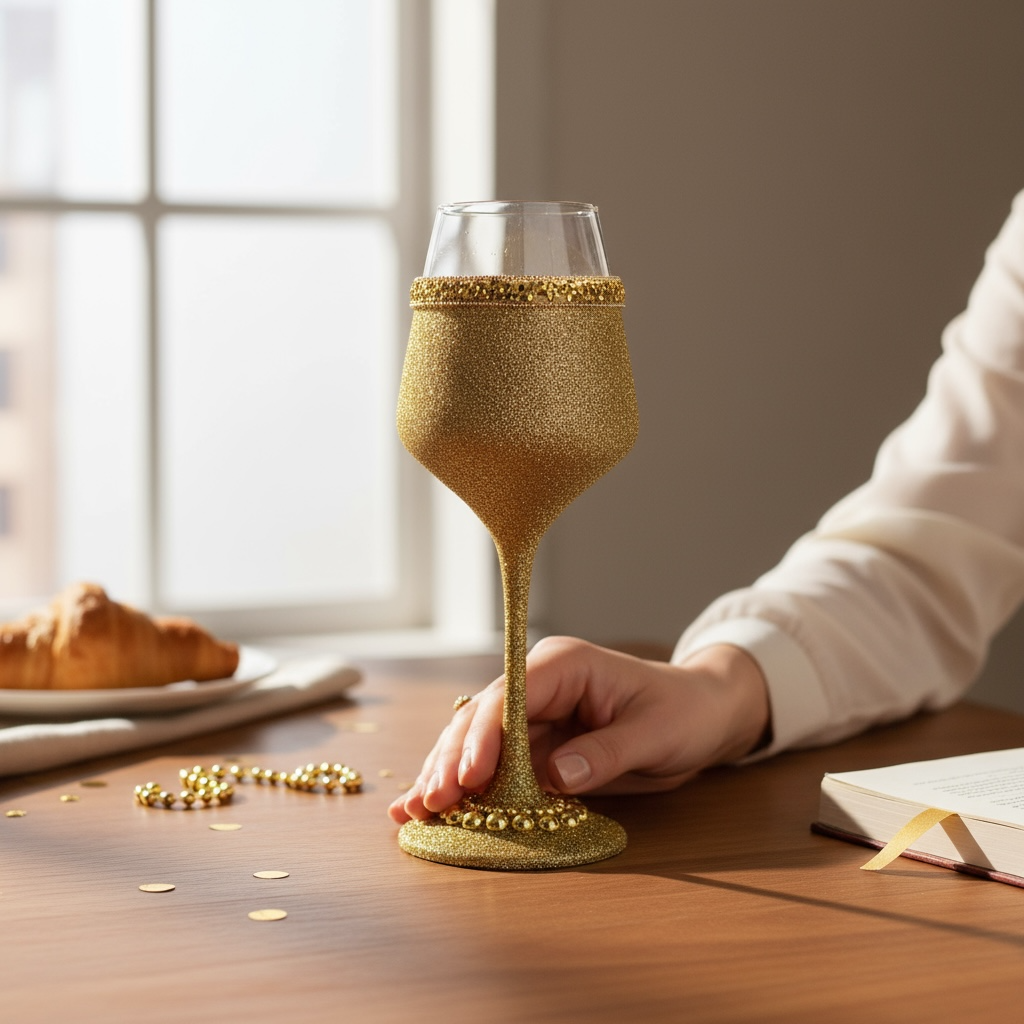 LUMIÈRE DORÉE WINE GLASS