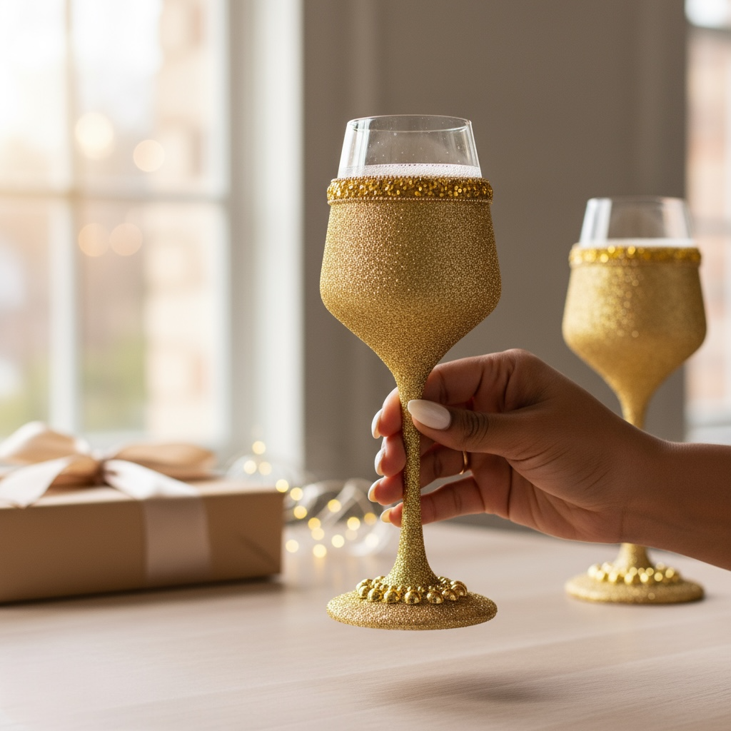 LUMIÈRE DORÉE WINE GLASS