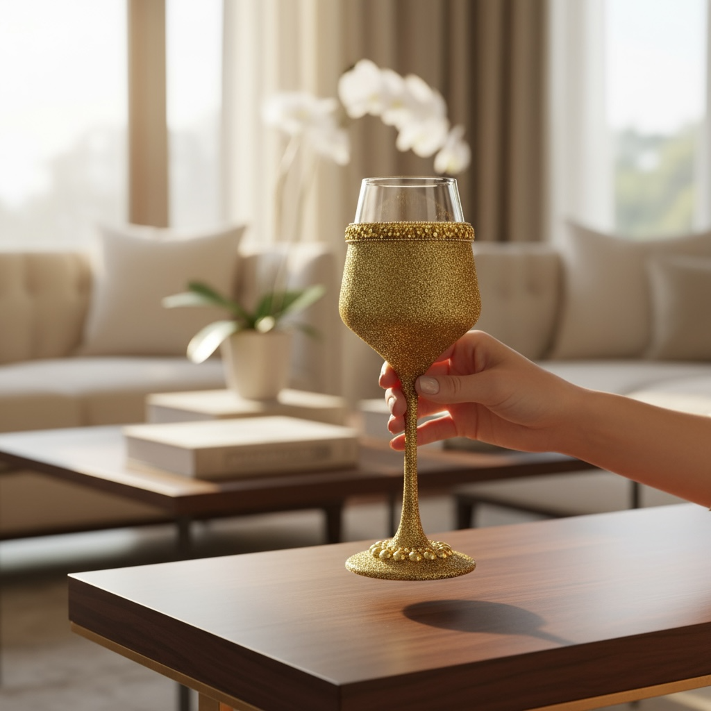 LUMIÈRE DORÉE WINE GLASS