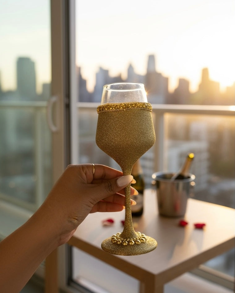 LUMIÈRE DORÉE WINE GLASS