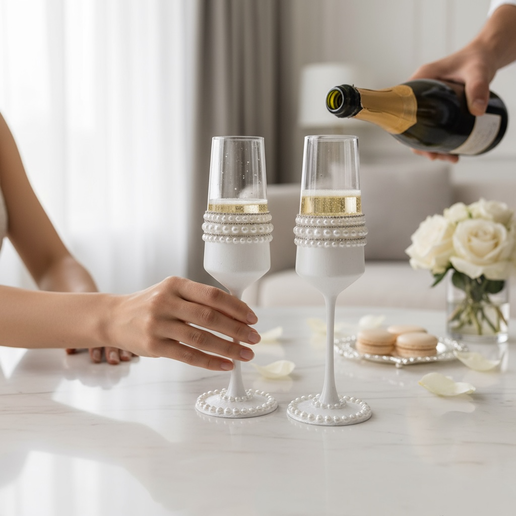 PEARL ROYALE CHAMPAGNE FLUTE/ SET OF 2