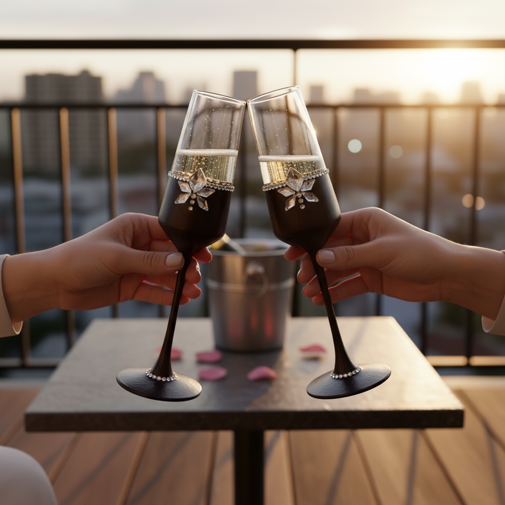 ROUGE ROYALE CHAMPAGNE FLUTE/ SET OF 2