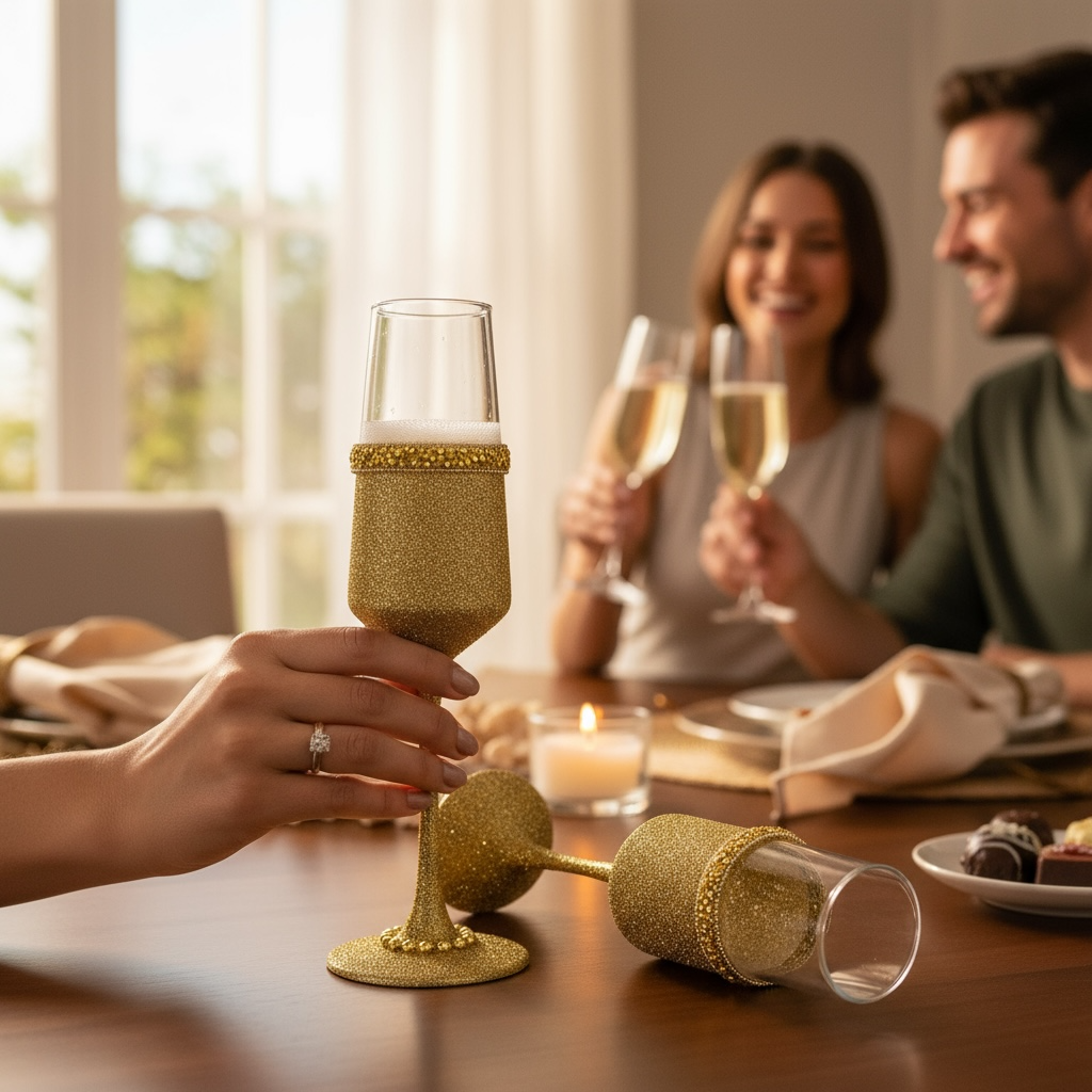 LUCE DORATA CHAMPAGNE FLUTE / SET OF 2